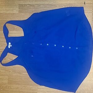 🛍 Racer back blouse royal blue